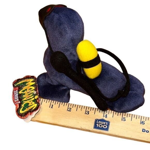 Meanies Beanie Babies Navy Seal New With Tags Plush Series 1 - Picture 7 of 11